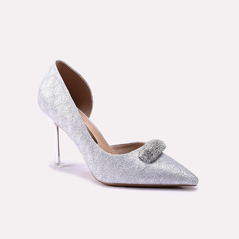Bridal Court Shoes Silver 0450200