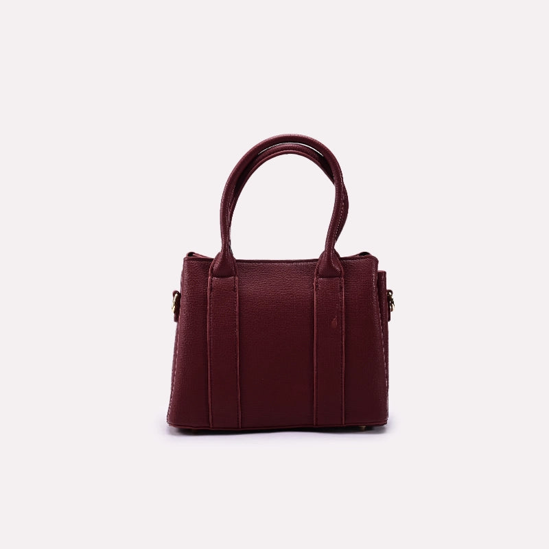 Casual Shoulder Bags Maroon 0331458
