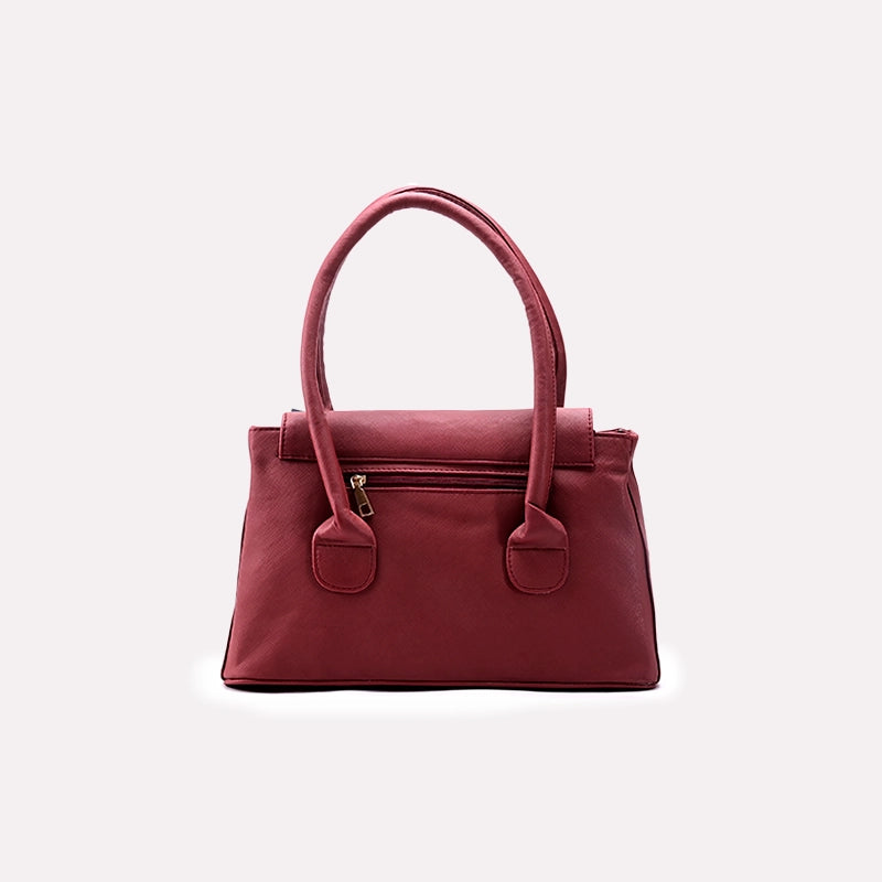 Casual Shoulder Bags Maroon 0331480