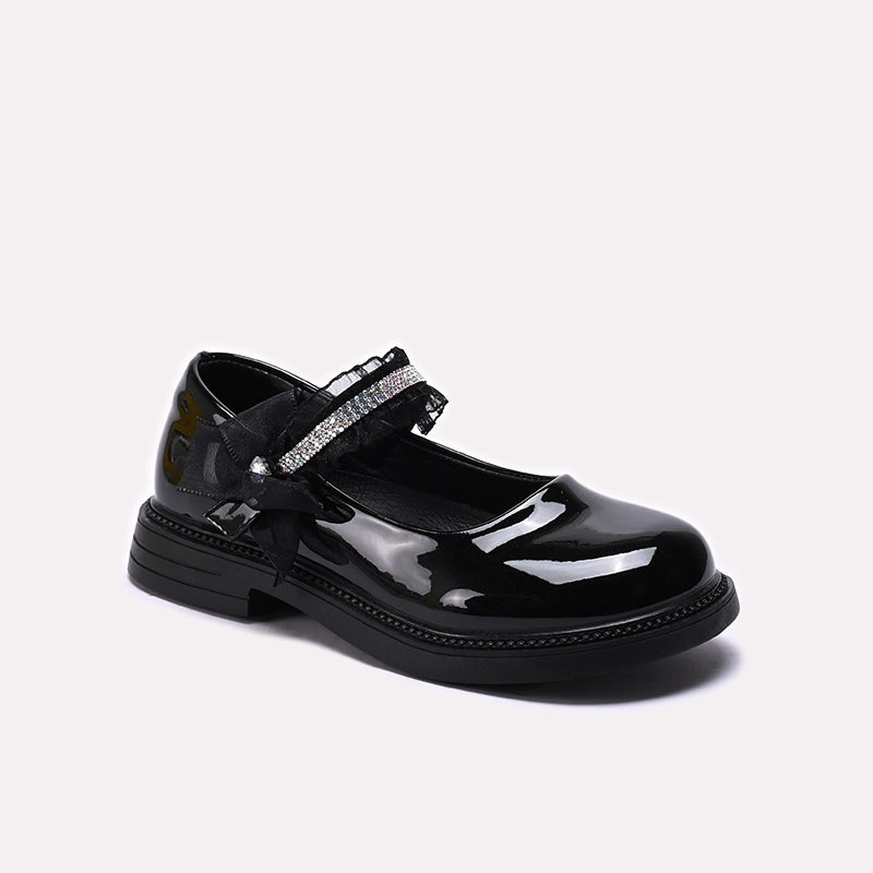 Girl Fancy Pumps Black 0710699