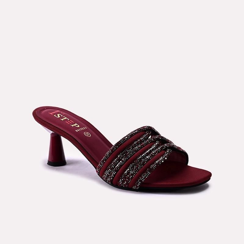 Fancy Slipper Maroon 0413623