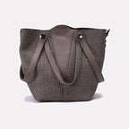Hand Bag Gray 0322329
