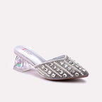 Bridal Court Shoes Silver 0450187