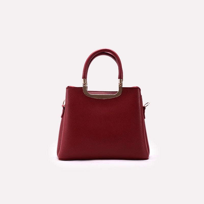 Casual  Shoulder Bags Maroon 0331432