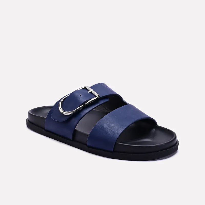 Blue Casual Slides For Men 0151108
