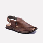 Brown Peshawari Chappal