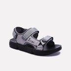 Gray Velcro Strap Sandals 0141180