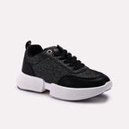 Women Sneaker Shoes Black 0440916