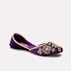 Fancy Khussa Purple 0460033