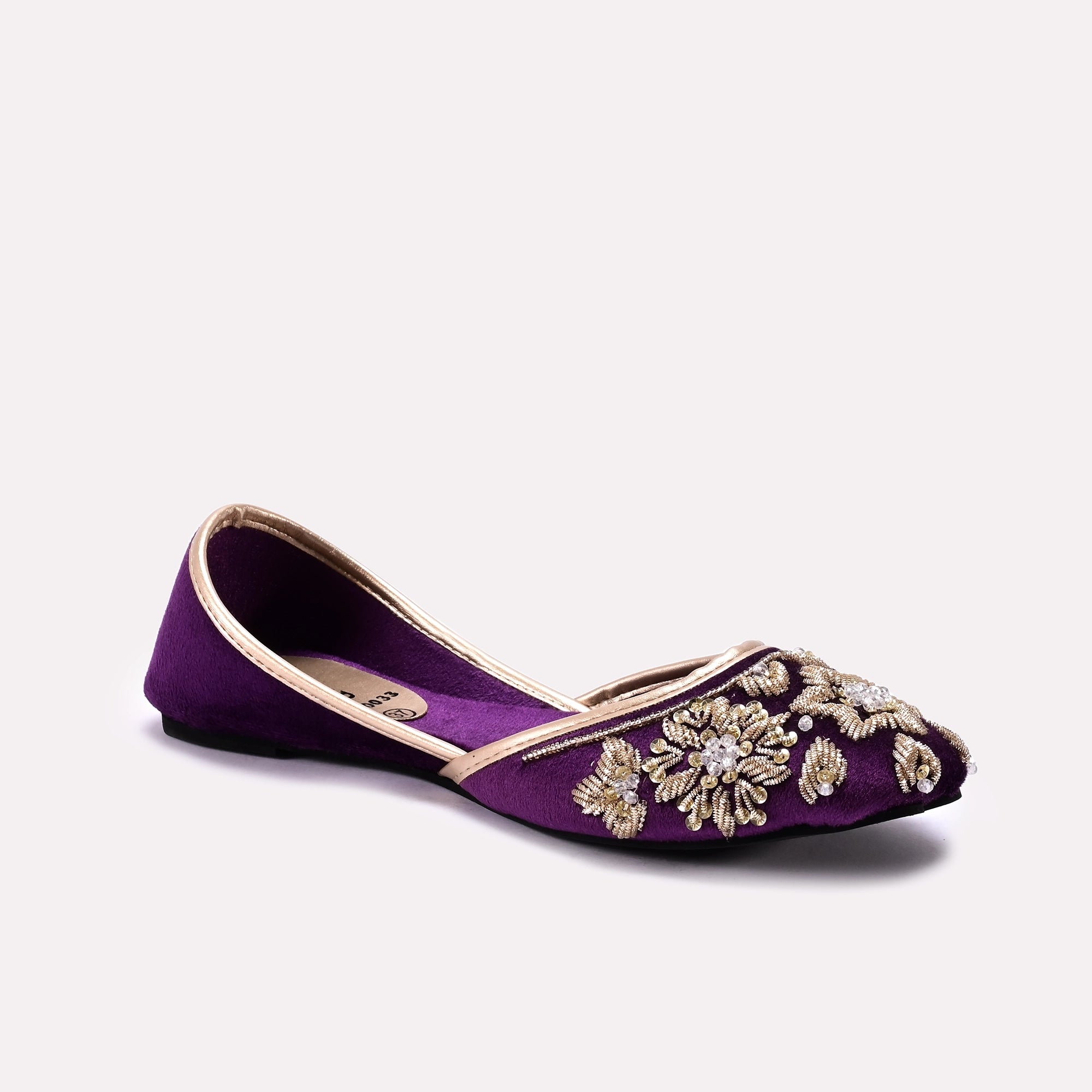 Fancy Khussa Purple 0460033