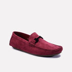 Maroon Loafer Shoes 0130958