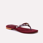 Fancy Slipper Maroon 0413712