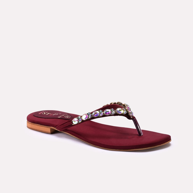 Fancy Slipper Maroon 0413712
