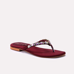 Fancy Slipper Maroon 0413712