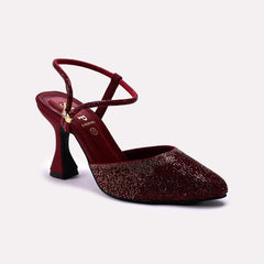 Bridal Court Shoes Maroon 0450149