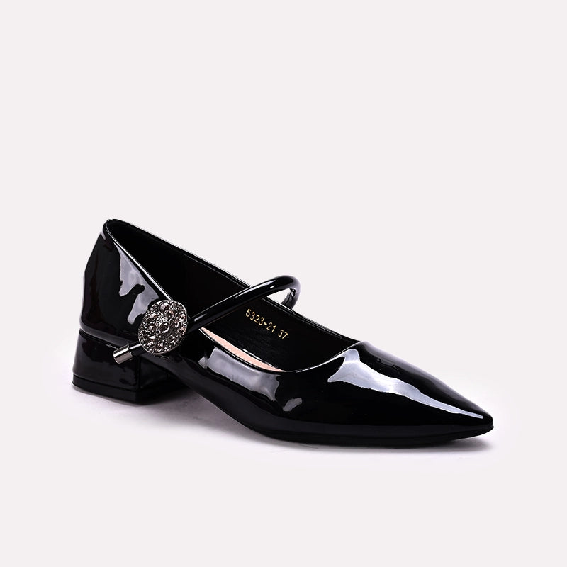 Fancy Court Shoes Black 0450152