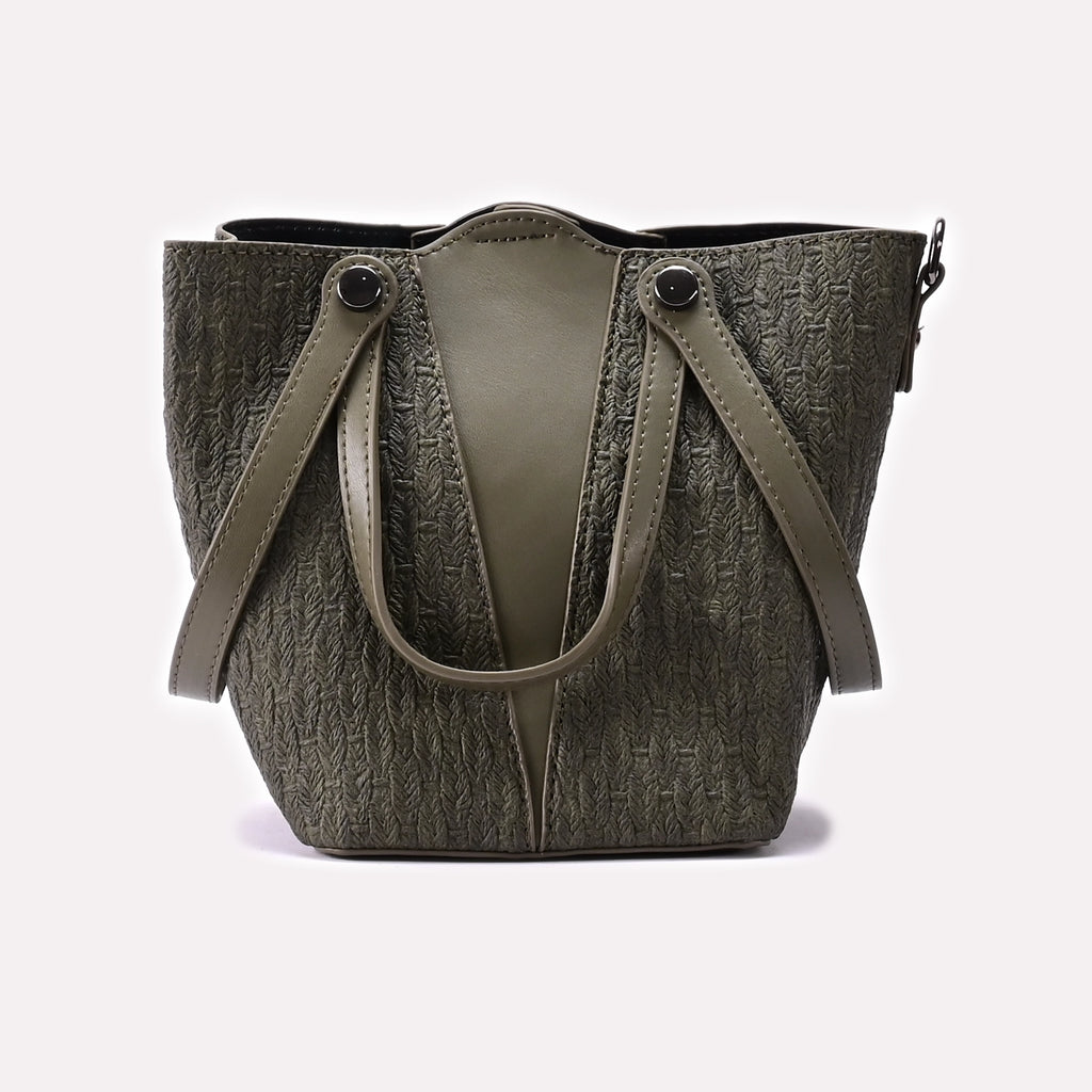 Casual Hand Bag Green 0322298