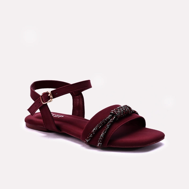 Maroon Fancy Sandals 0421399