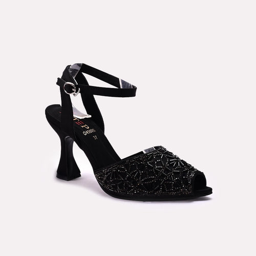 Black Bridal Peep Toes 0450097