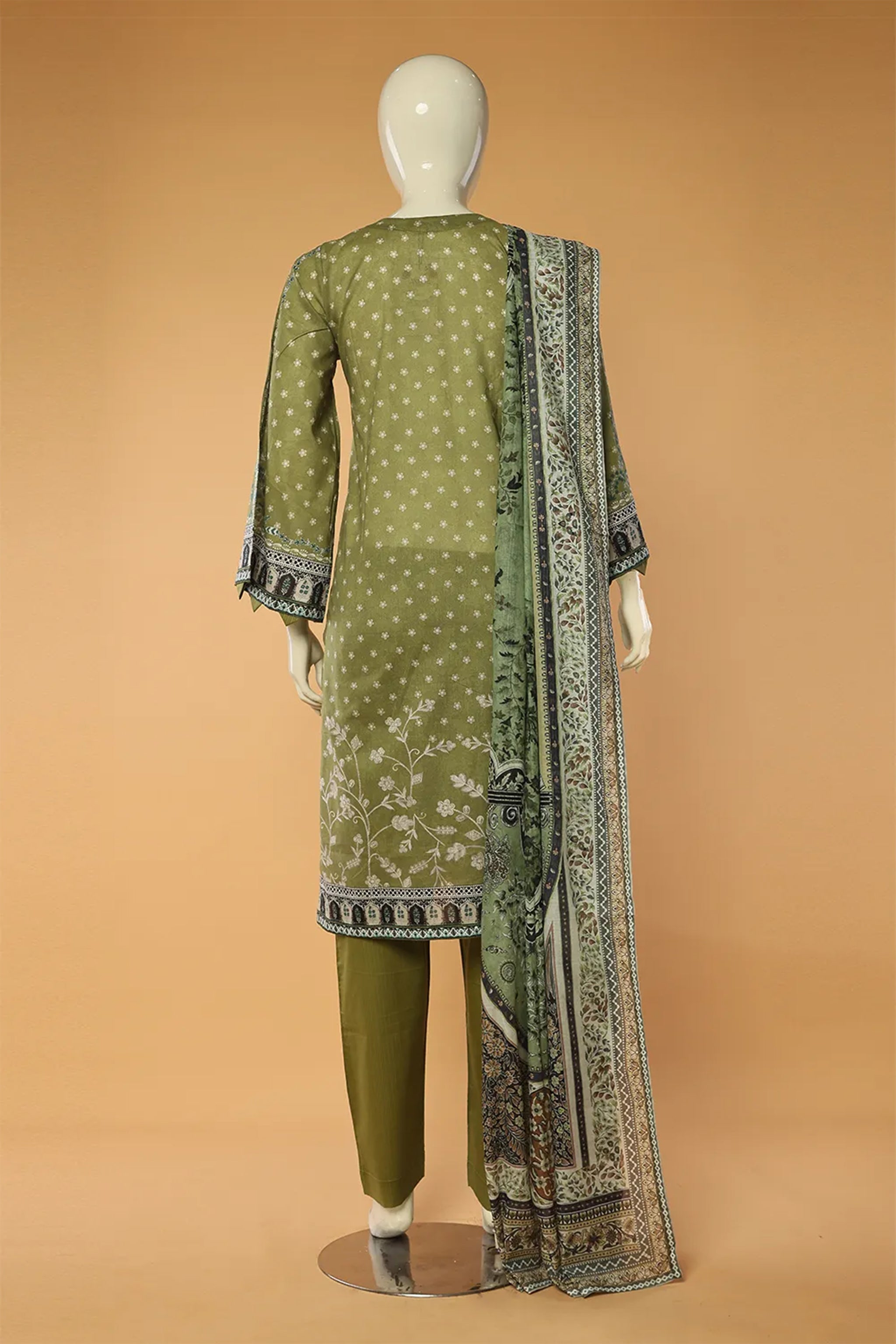 Aurelia - 3 Piece Stitched Lawn Suit 15D0108