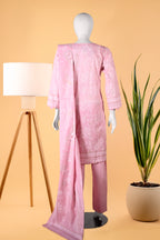 Petal Élite 3 Piece Stitched Cotton Suit 15D0145