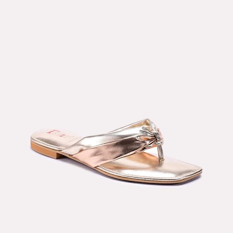 Gold Casual Slippers 0412835