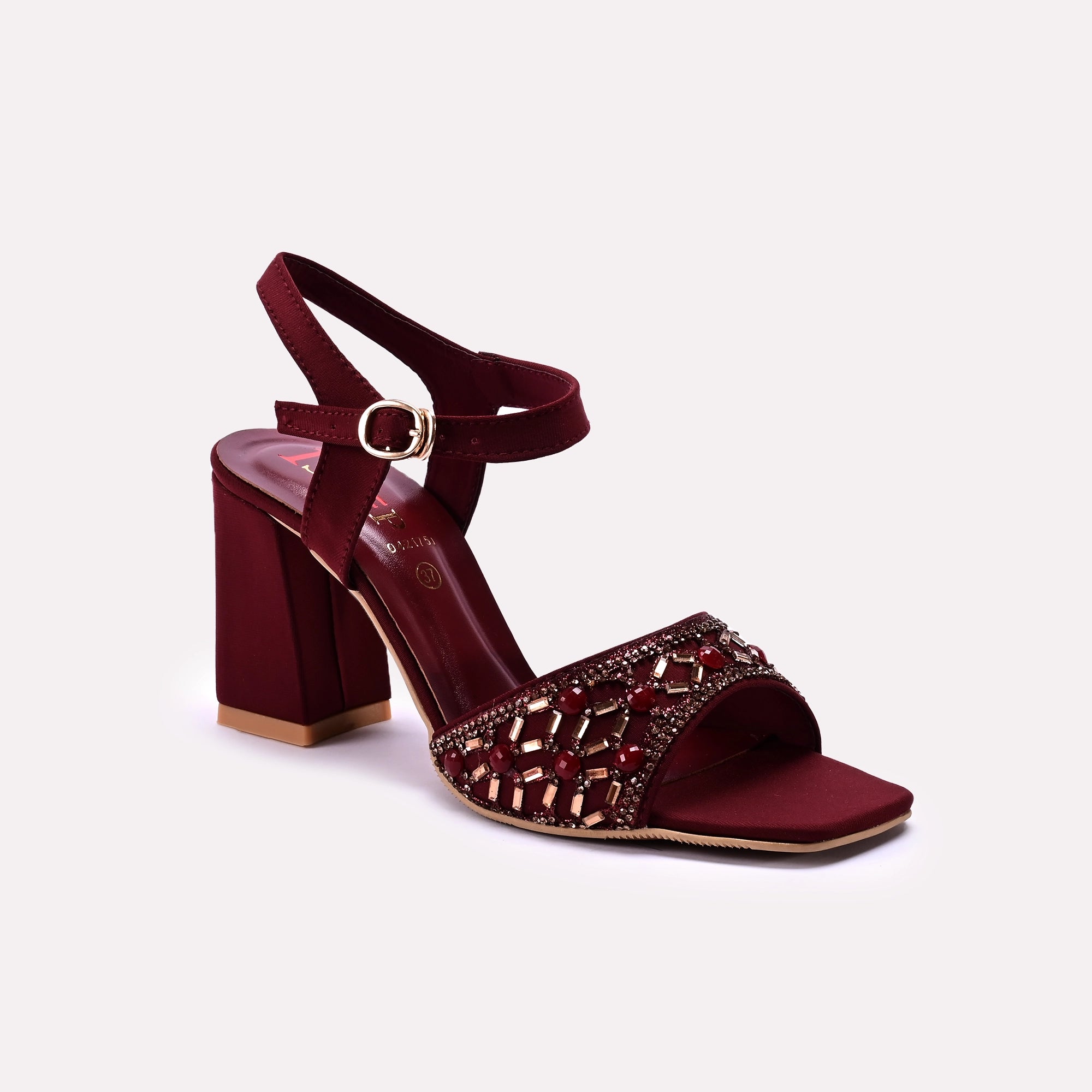 Fancy Sandal Maroon 0421750