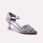 Bridal Court Shoes Silver 0450188
