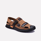Khaki Roman Sandals For Men