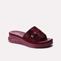 Casual Slipper Maroon 0414032