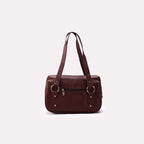 Casual Shoulder Bags Dark Brown 0331489