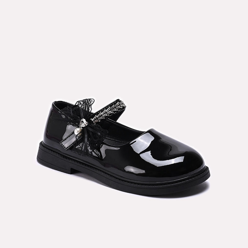 Girl Fancy Pumps Black 0710710