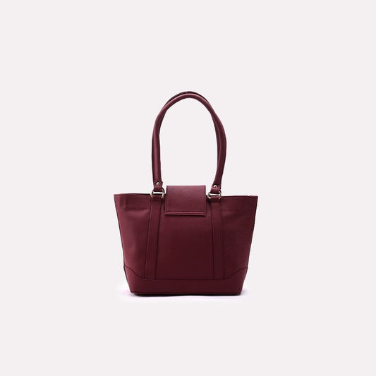 Casual Shoulder Bags Maroon 0331467