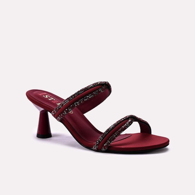 Fancy Slipper Maroon 0413622
