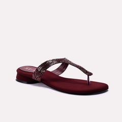 Fancy Slipper Maroon 0413620