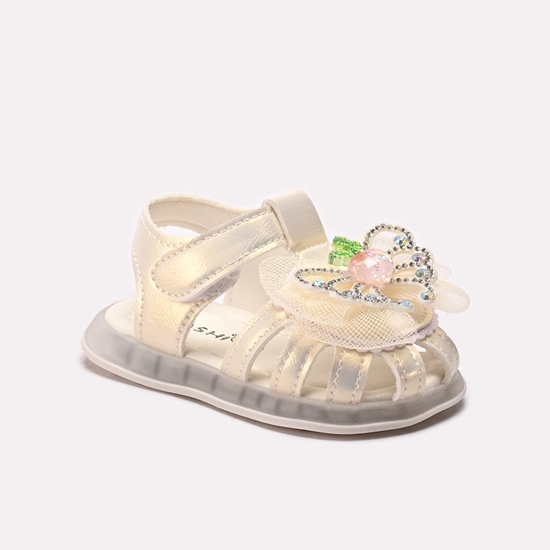 Girl Fancy Sandal Fawn 0721389