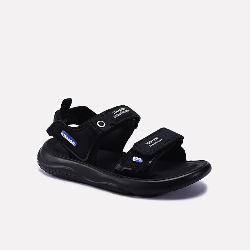 Black Kids Sports Sandals