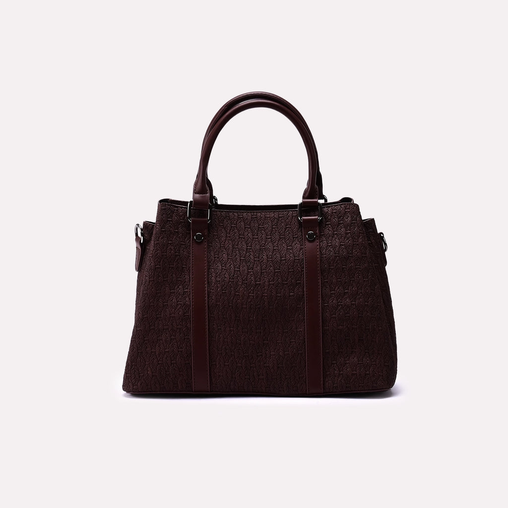 Casual Shoulder Bag Brown 0331755