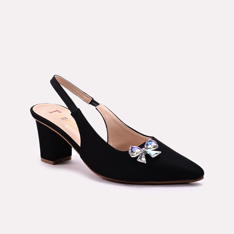 Fancy Court Shoes Black 0450080