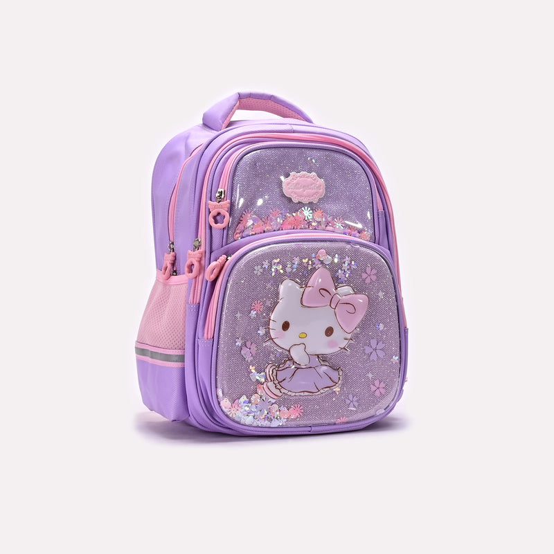 School Backpack Purple 0820772