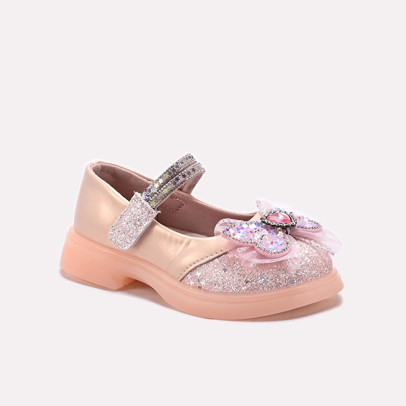 Baby Fancy Pumps  Peach 710601