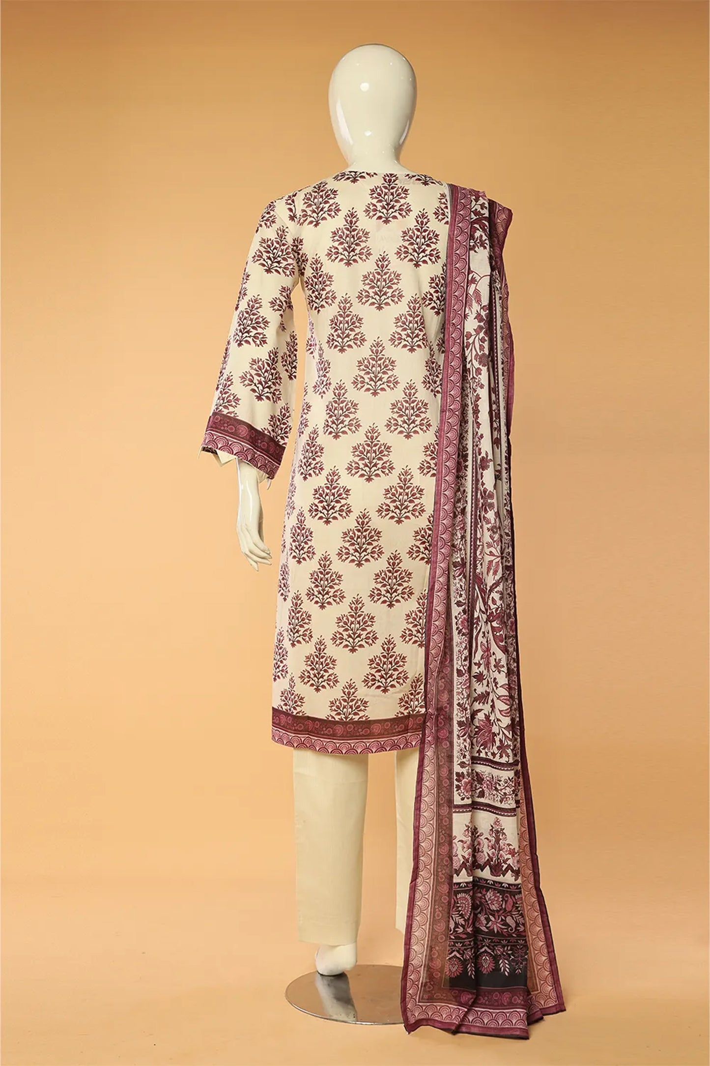 Arora Charm - 3 Piece Stitched Lawn Suit 15D0106