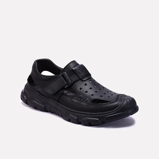 Black Roman Sandals For Men