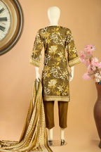Olivara  - 3 Piece Stitched Lawn Suit 15R1121