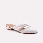 White Casual Mules 0431437