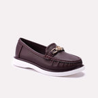 Moccasin Shoes Maroon 0440991
