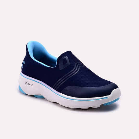 Womens Navy Blue Sneakers 0440857