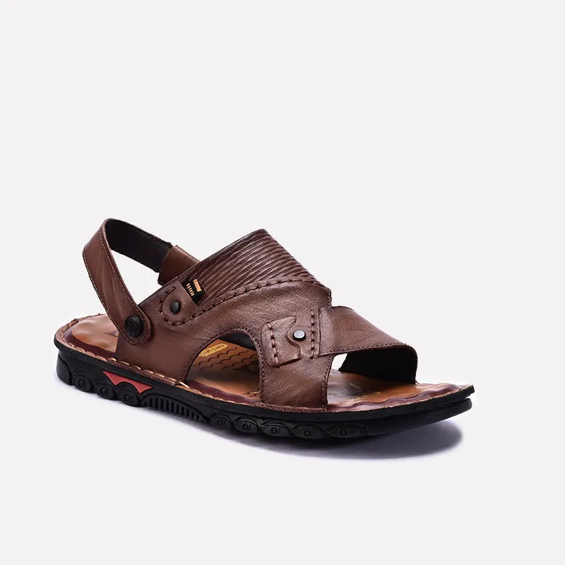 Brown Casual Sandals For Men