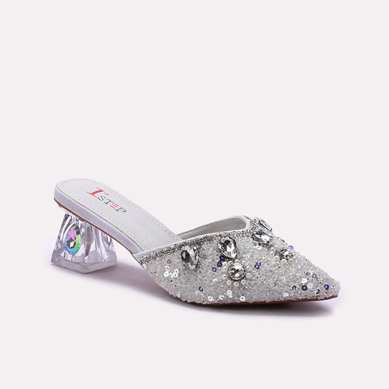 Bridal Court Shoes Silver 0450181
