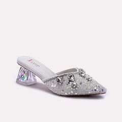 Bridal Court Shoes Silver 0450181